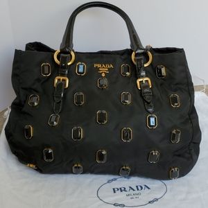 PRADA Jewelled Tote Bag
